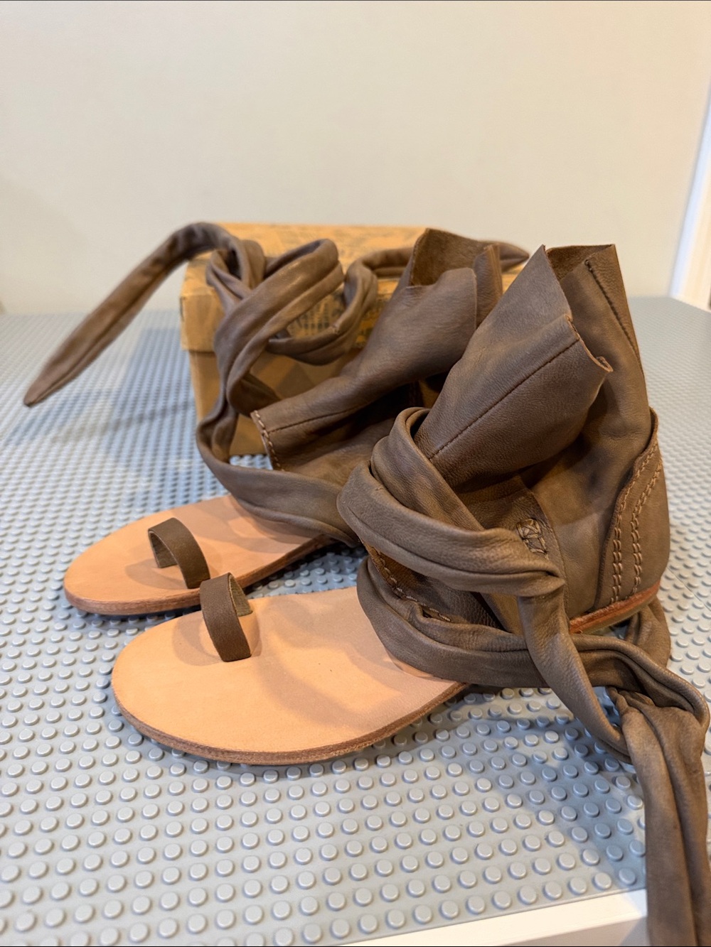Free People Olive Wrap Gladiator Sandals